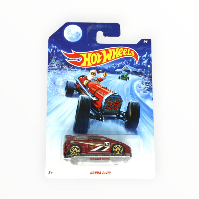 Hot Wheels Honda Civic - Holiday Hot Rods (2014) 5/8