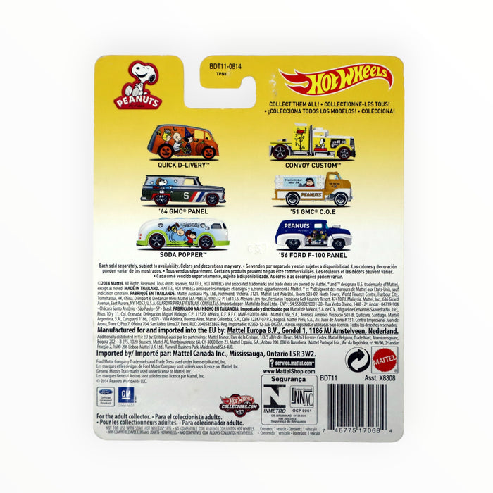 Hot Wheels '56 Ford F-100 Panel (Peanuts by Schultz) Pop Culture (2014)