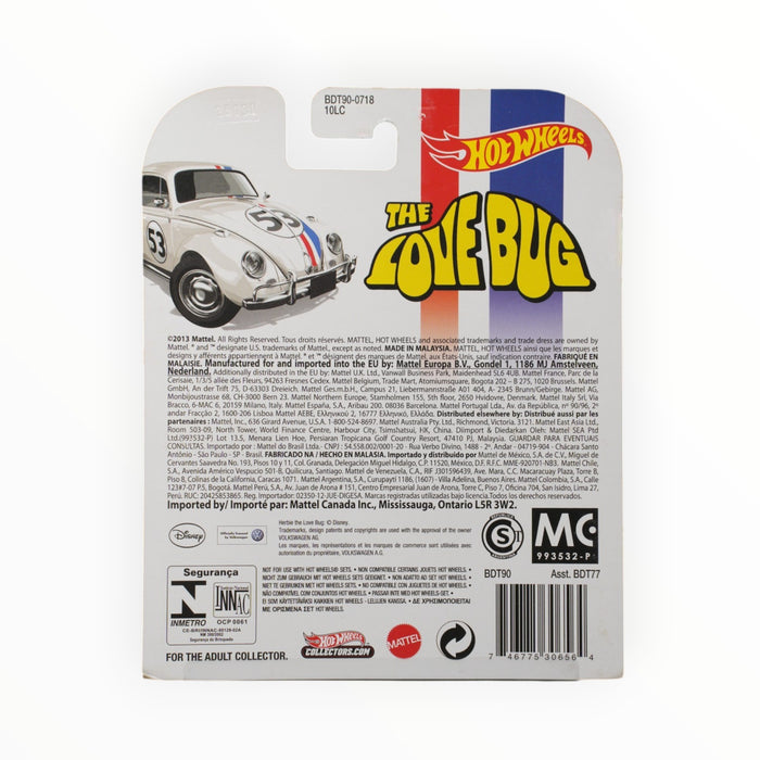 Hot Wheels Volkswagen Beetle (The Love Bug) Entertainment (2014)