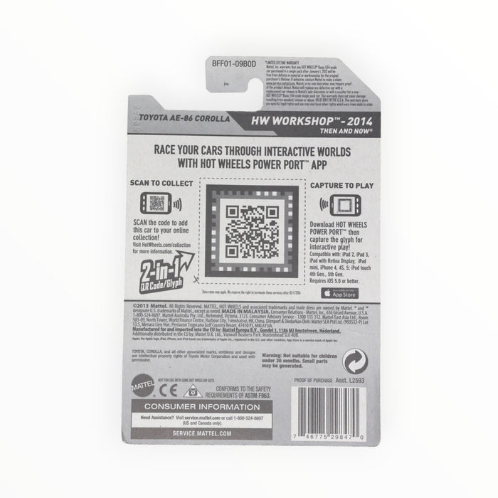 Hot Wheels Toyota AE-86 Corolla - Mainline (2014) 222/250
