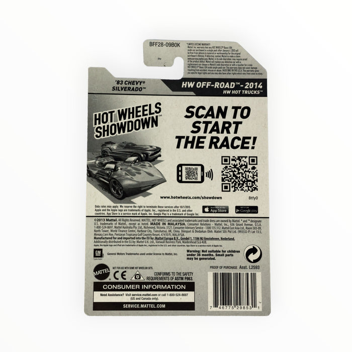 Hot Wheels '83 Chevy Silverado (Super Treasure Hunt) 2014 - 136/250