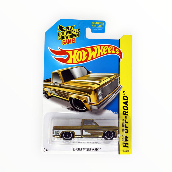 Hot Wheels '83 Chevy Silverado (Super Treasure Hunt) Mainline (2014) 136/250