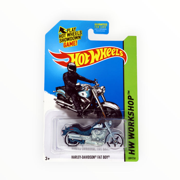 Hot Wheels Harley-Davidson Fat Boy (Super Treasure Hunt) 2014 - 209/250