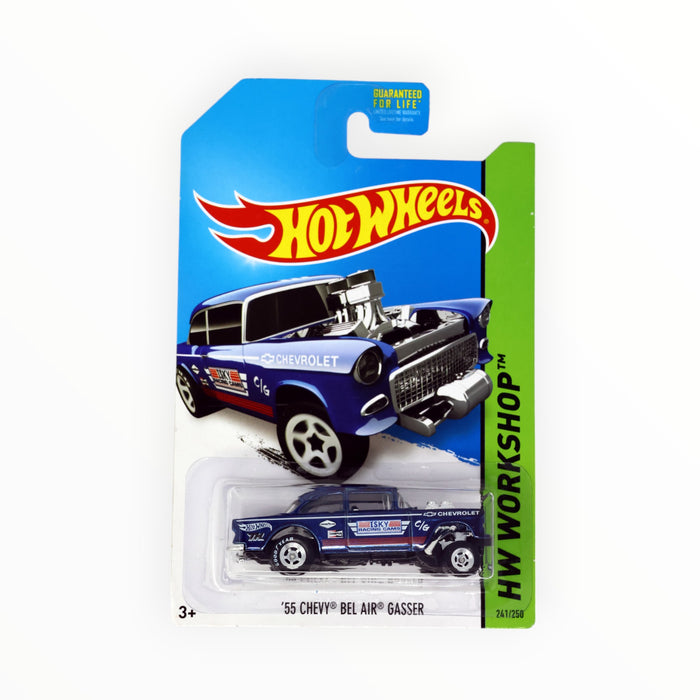 Hot Wheels '55 Chevy Bel Air Gasser (Super Treasure Hunt) Mainline (2014) 241/250