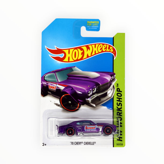 Hot Wheels '70 Chevy Chevelle (Super Treasure Hunt) Mainline (2014) 243/250