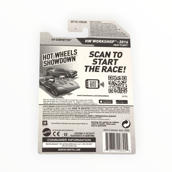 Hot Wheels '69 Corvette (Super Treasure Hunt) 2014 - 214/250
