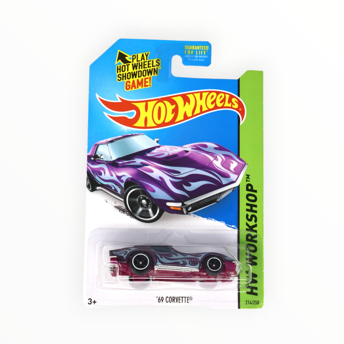 Hot Wheels '69 Corvette (Super Treasure Hunt) Mainline (2014) 214/250