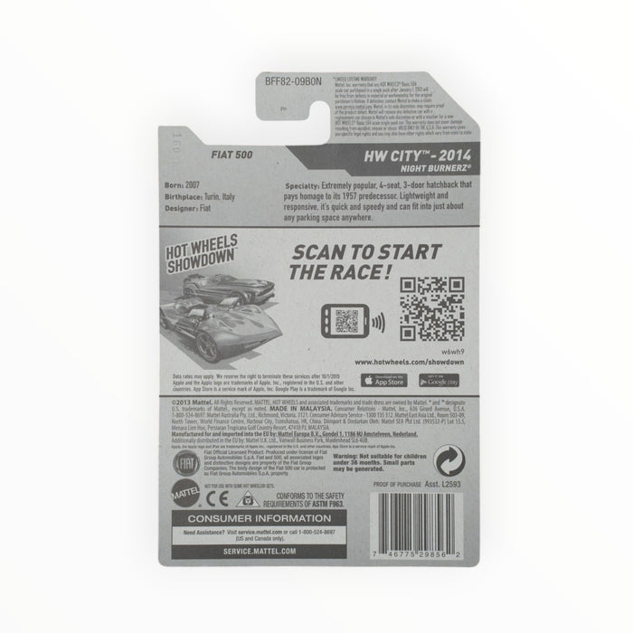 Hot Wheels Fiat 500 - Mainline (2014) 25/250