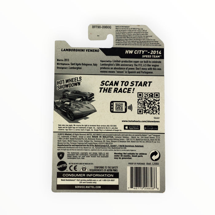 Hot Wheels Lamborghini Veneno - Mainline (2014) 37/250
