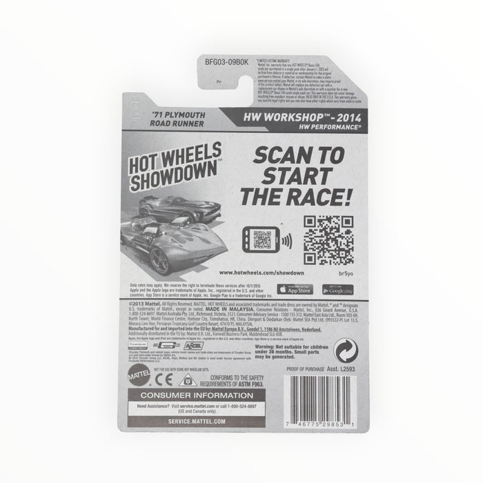 Hot Wheels '71 Plymouth Road Runner (Crazy) Mainline (2014) 244/250