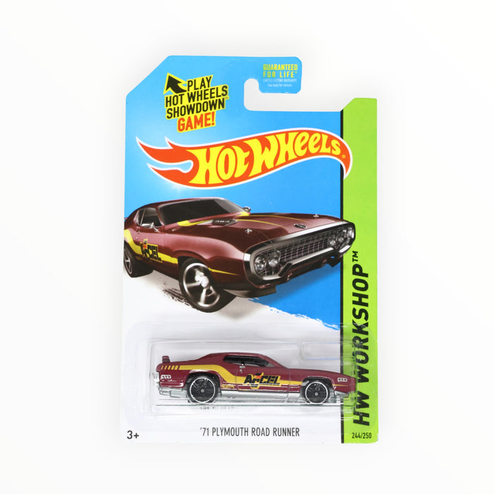Hot Wheels '71 Plymouth Road Runner (Crazy) Mainline (2014) 244/250
