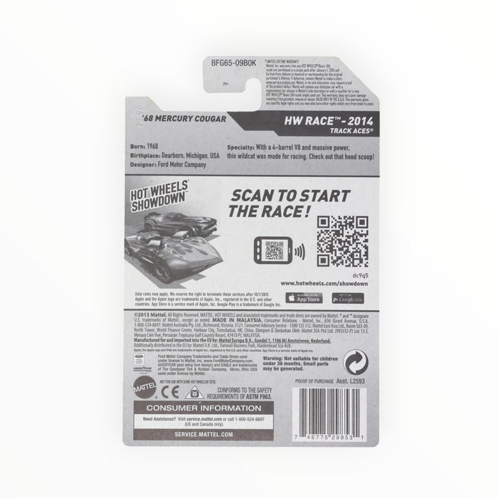 Hot Wheels '68 Mercury Cougar - Mainline (2014) 170/250