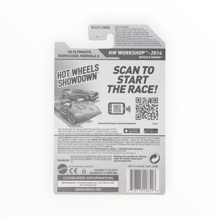Hot Wheels '68 Plymouth Barracuda Formula S - Mainline (2014) 239/250