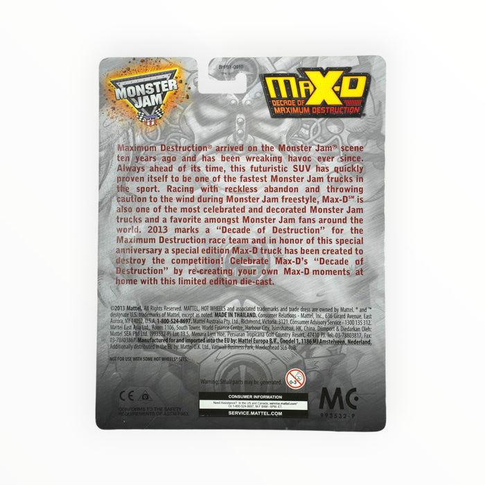 Hot Wheels Max-D - Monster Jam (2013)