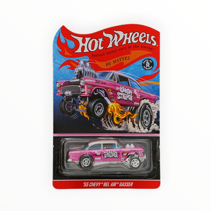 Hot Wheels '55 Chevy Bel Air Gasser - Candy Striper - RLC (2015)