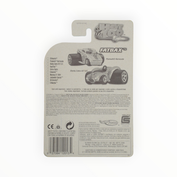 Hot Wheels Fatbax Shelby Cobra 427 S/C - Mainline (2004) 66/212