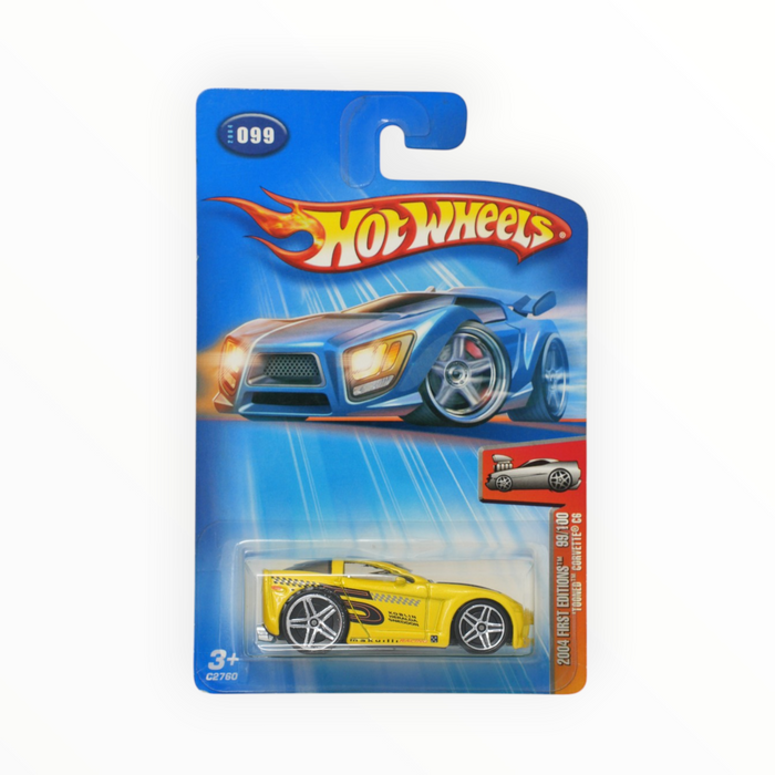 Hot Wheels Tooned C6 Corvette - Mainline (2004) 99/212