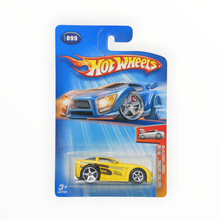 Hot Wheels Tooned C6 Corvette - Mainline (2004) 99/212