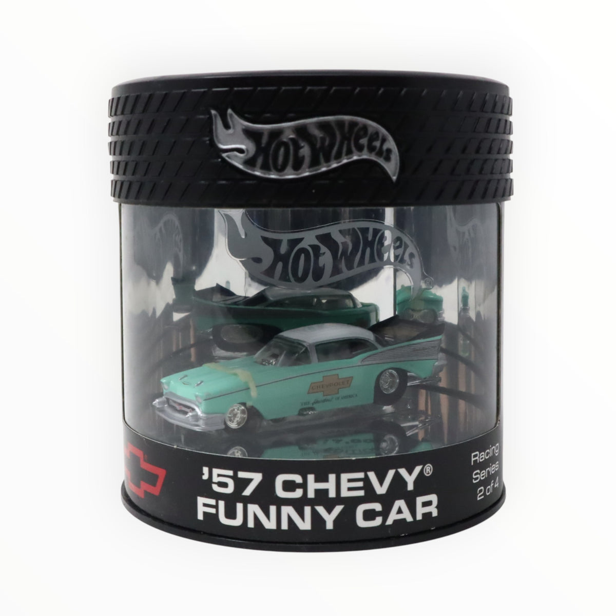 Hot Wheels '57 Chevy Funny Car - 100% Showcase (2004) — 99Diecast
