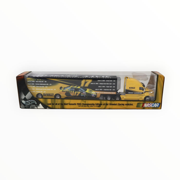 Hot Wheels Kenworth T2000 (#17, DeWalt) Team Transporter (2004)