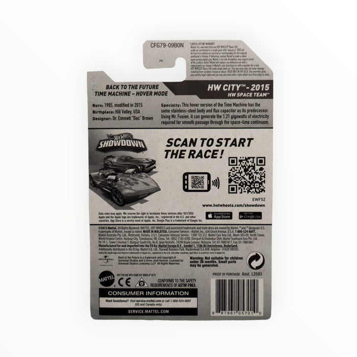 Hot Wheels Back To The Future Time Machine - Hover Mode - Mainline (2015) 45/250