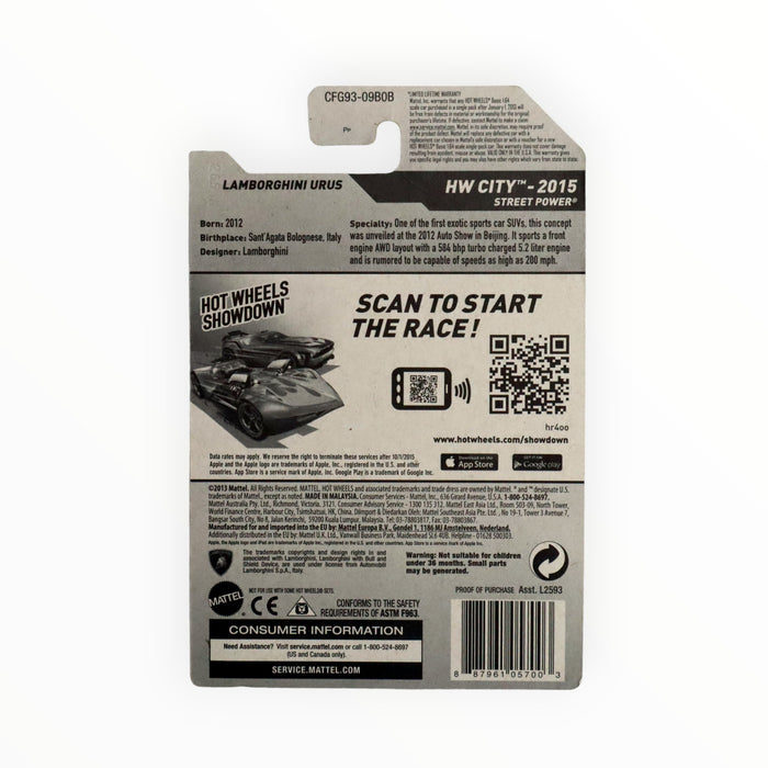 Hot Wheels Lamborghini Urus - Mainline (2015) 23/250