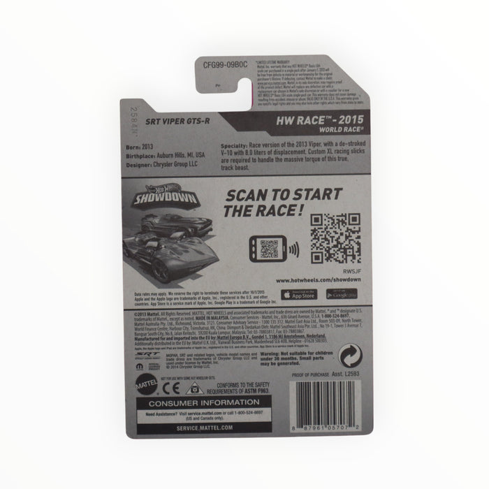Hot Wheels SRT Viper GTS-R - Mainline (2015) 150/250