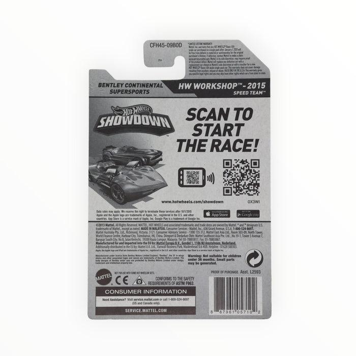 Hot Wheels Bentley Continental Supersports - Mainline (2015) 192/250