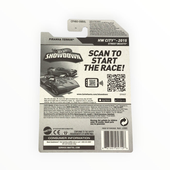 Hot Wheels Piranha Terror (Treasure Hunt) 2015 - 38/250