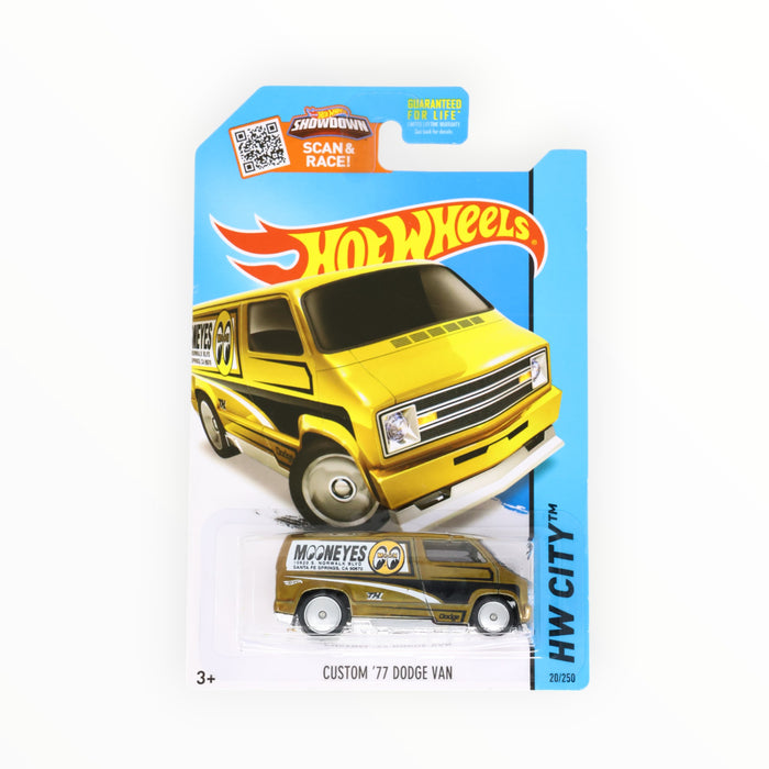 Hot Wheels Custom 77 Dodge Van Super Treasure Hunt Mainline 2015 99Diecast