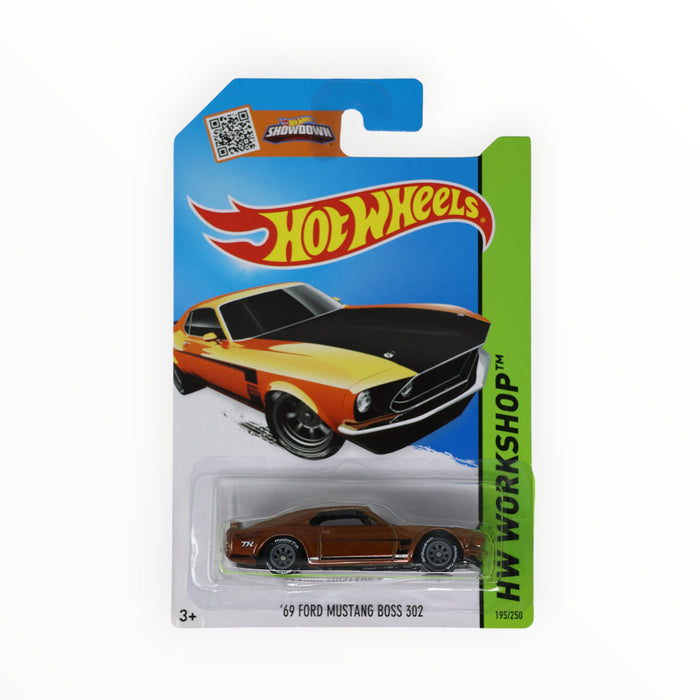 Hot Wheels '69 Ford Mustang Boss 302 (Super Treasure Hunt) Mainline (2015) 195/250