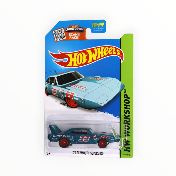 Hot Wheels '70 Plymouth Superbird (Super Treasure Hunt) Mainline (2015) 229/250