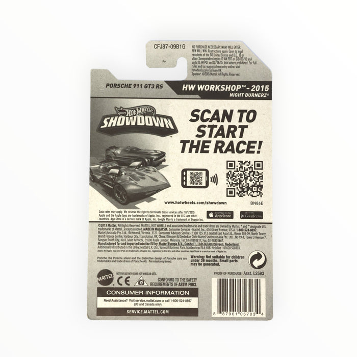 Hot Wheels Porsche 911 GT3 RS - Mainline (2015) 196/250