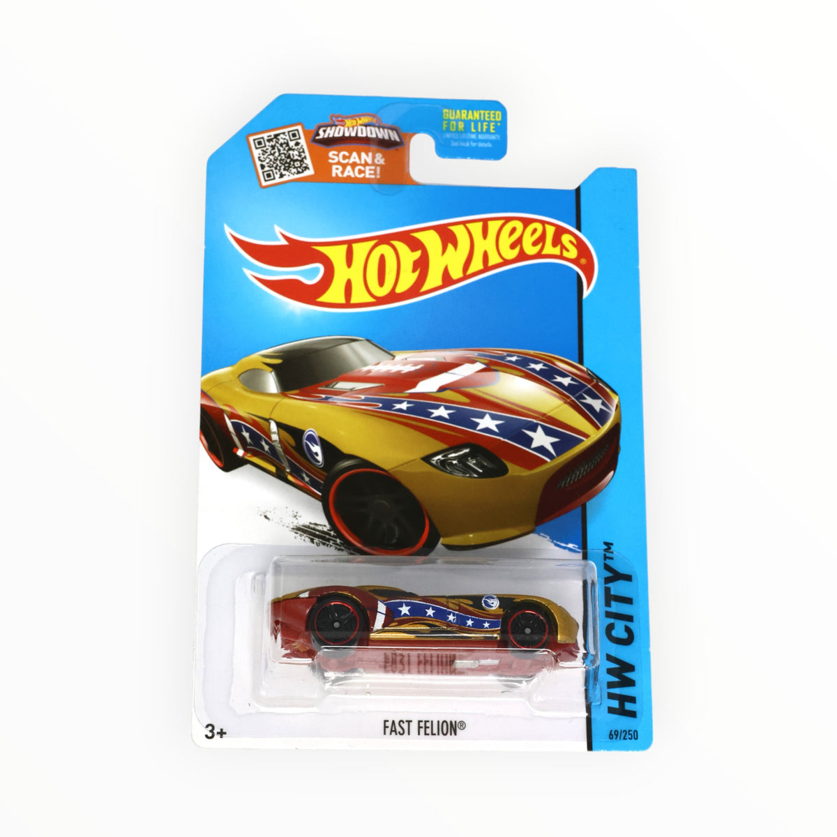 Hot Wheels Fast Felion (Treasure Hunt) 2015 - 69/250 — 99Diecast