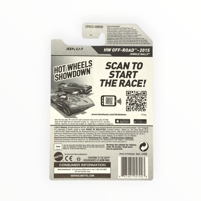 Hot Wheels Jeep CJ-7 (Treasure Hunt) 2015 - 101/250