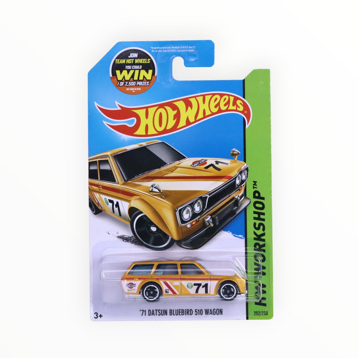 Hot Wheels '71 Datsun Bluebird 510 Wagon - Mainline (2015) 202/250