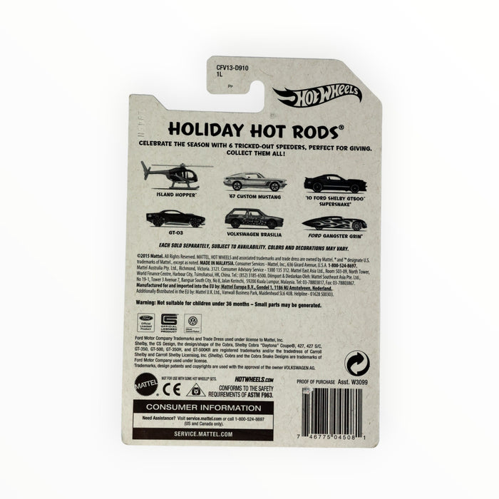 Hot Wheels '10 Ford Shelby GT500 Supersnake - Holiday Hot Rods (2015) 3/6