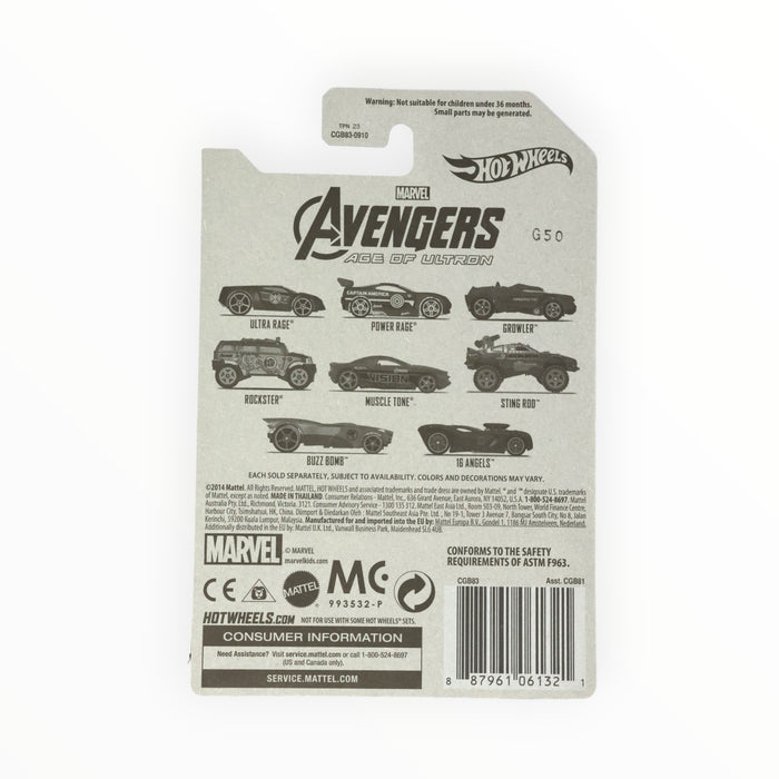 Hot Wheels Power Rage (Captain America) Avengers: Age of Ultron (2015) 2/8