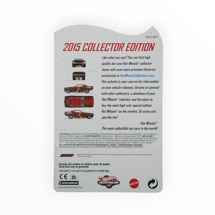 Hot Wheels Dodge Challenger Funny Car - Collector Edition (2015) 3/5