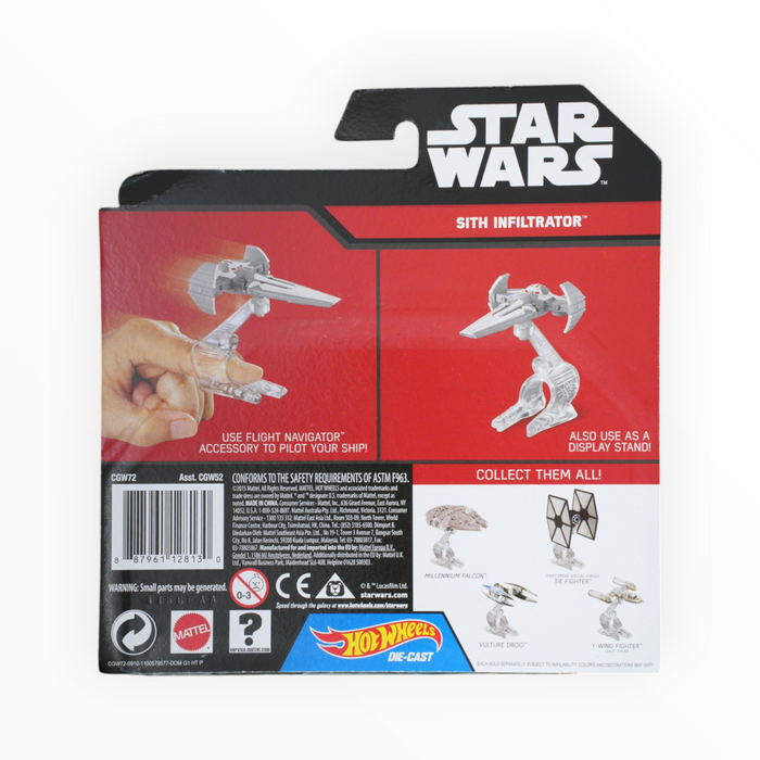 Hot Wheels Sith Infiltrator - Star Wars Starships (2016)