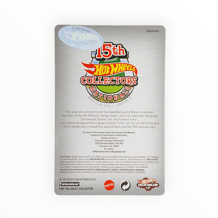 Hot Wheels Turbine Time - Collectors Nationals (2015)