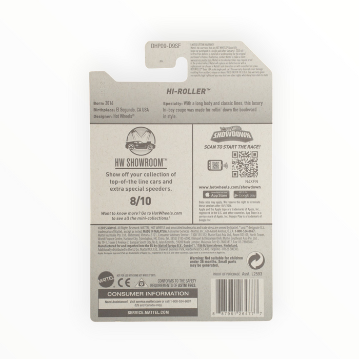 Hot Wheels Hi-Roller (Snowflake Card) Mainline (2016) 118/250