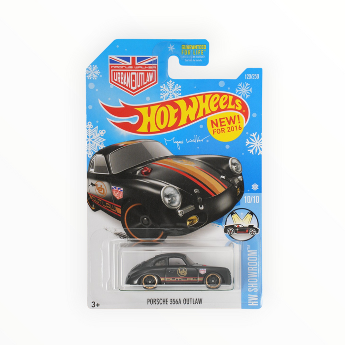 Hot Wheels Porsche 356A Outlaw (Snowflake Card) Mainline (2016) 120/250