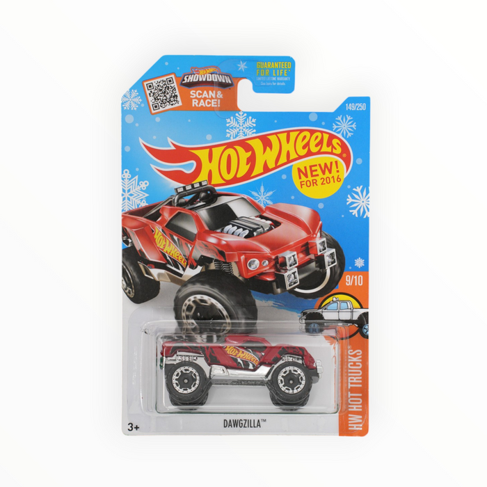 Hot Wheels Dawgzilla (Snowflake Card) Mainline (2016) 149/250