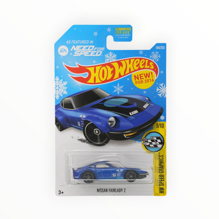 Hot Wheels Nissan Fairlady Z (Snowflake Card) Mainline (2016) 184/250
