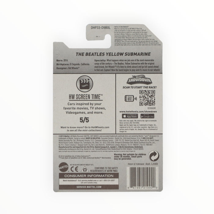 Hot Wheels The Beatles Yellow Submarine - Mainline (2016) 225/250