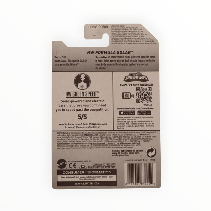 Hot Wheels HW Formula Solar - Mainline (2016) 245/250