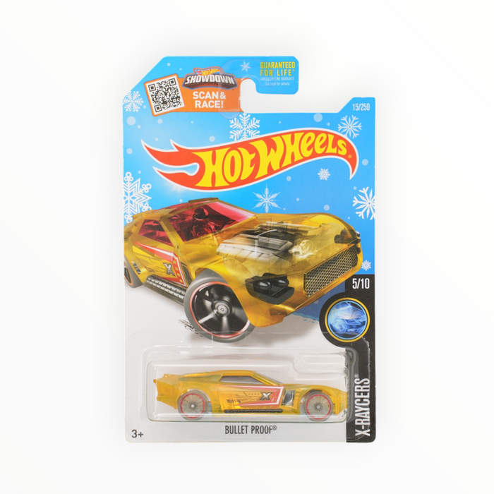 Hot Wheels Bullet Proof (Snowflake Card) Mainline (2016) 15/250