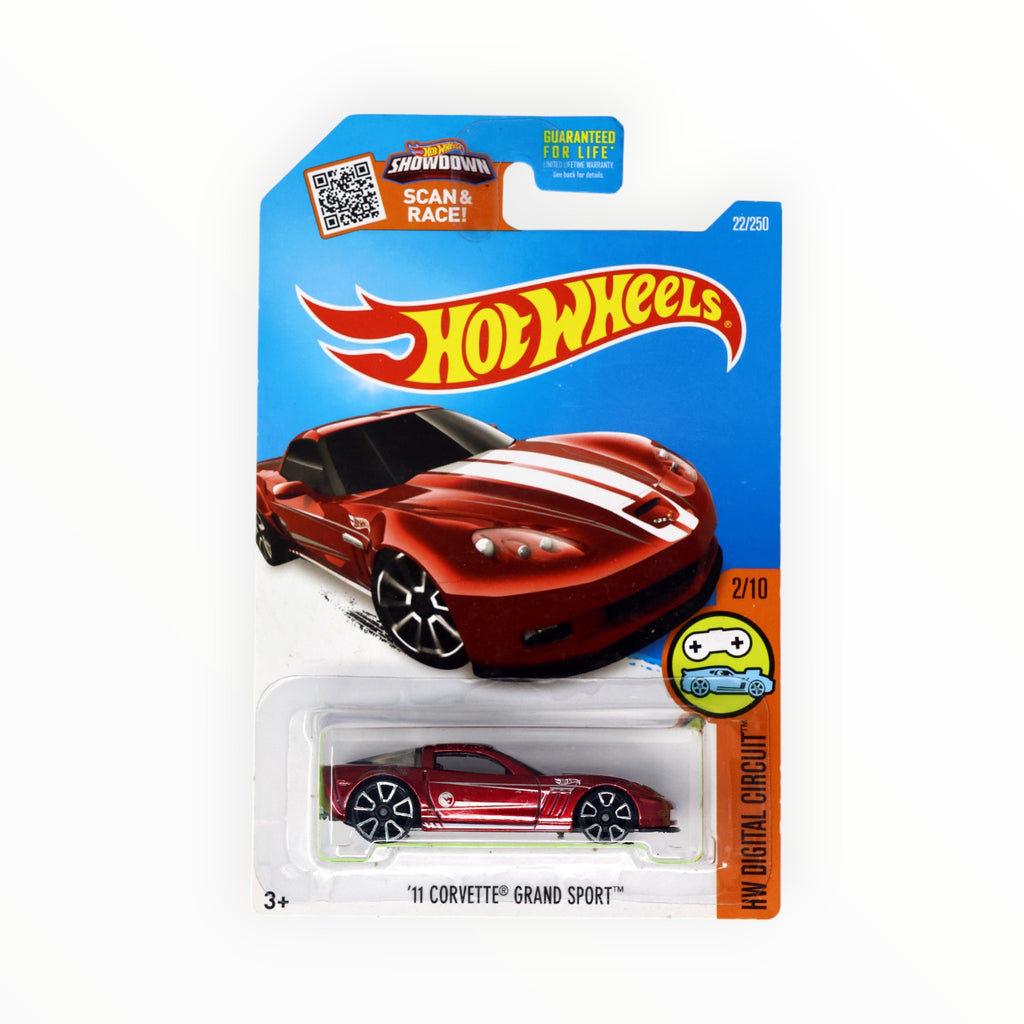 Hot Wheels ’11 Corvette Grand Sport – HW Digital Circuit 2/10, Treasure Hunt - View #9