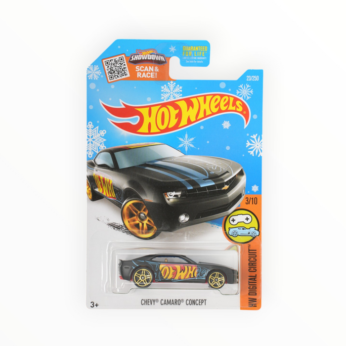 Hot Wheels Chevy Camaro Concept (Snowflake Card) Mainline (2016) 23/250